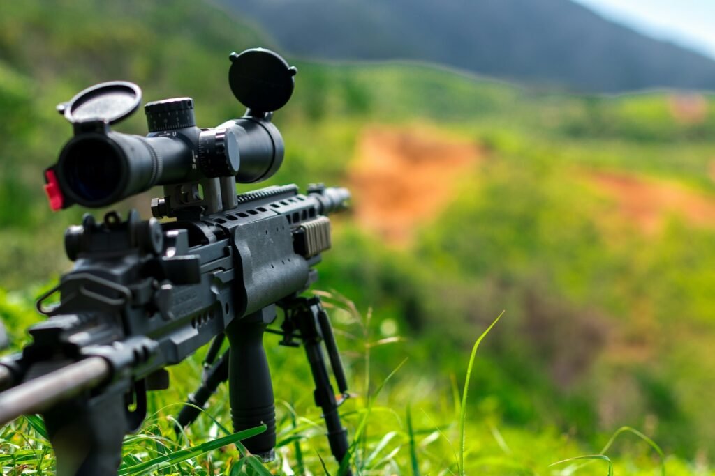 Precision rifle on a bench, representing the Topflight Ultimate membership tier